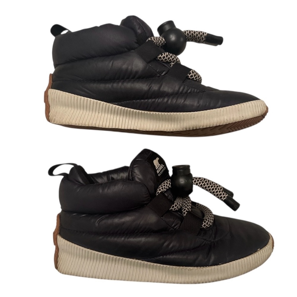 Sorel Out N About Puffy Waterproof Lace Winter Boot - Women's 7 - Picture 4 of 6